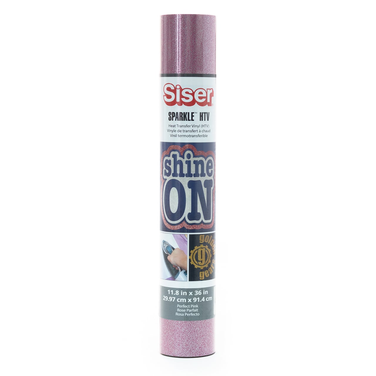 Siser® Sparkle™ Heat Transfer Vinyl, Perfect Pink